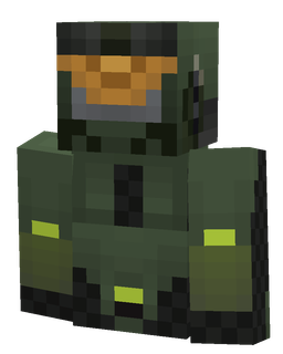 Black skin: bust render