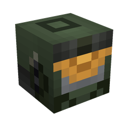 Black skin: head render