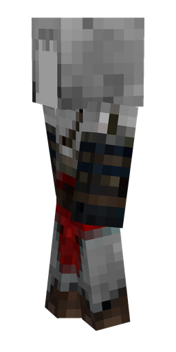 Black skin: body, left side render