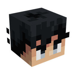 Black skin: head render