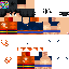 Black skin: raw texture render