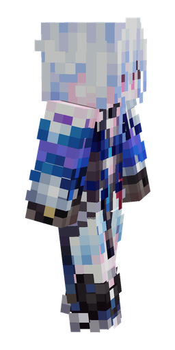 Black skin: body, right side render