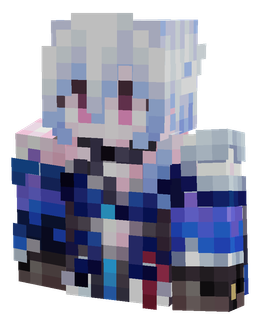 Black skin: bust render