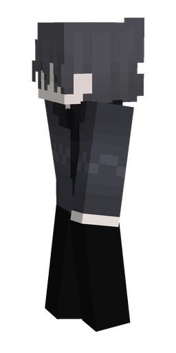 Black skin: body, left side render