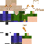 Blue skin: raw texture render