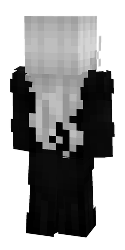 Black skin: body, back render