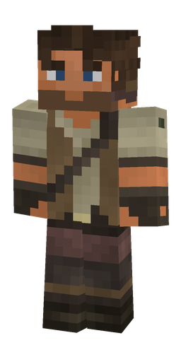 Brown skin: body, front render