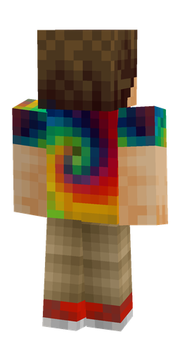 Brown skin: body, back render