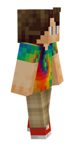 Brown skin: body, right side render