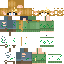 Blue skin: raw texture render
