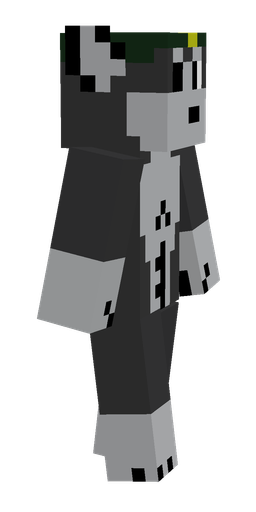 Black skin: body, right side render