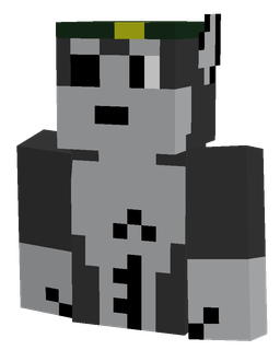 Black skin: bust render