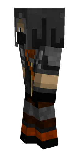 Black skin: body, left side render