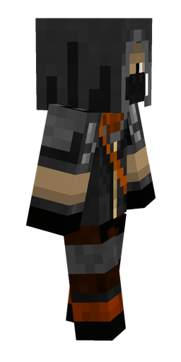 Black skin: body, right side render