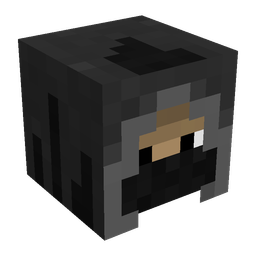 Black skin: head render