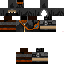 Black skin: raw texture render