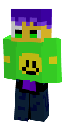 Blue skin: body, front render