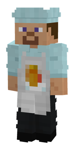 Black skin: body, front render