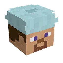 Black skin: head render