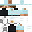Black skin: raw texture render