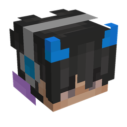 Black skin: head render