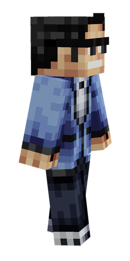 Black skin: body, right side render