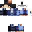 Black skin: raw texture render