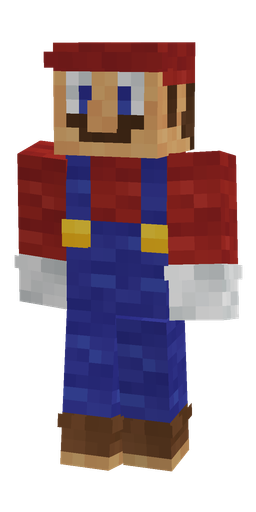 Blue skin: body, front render