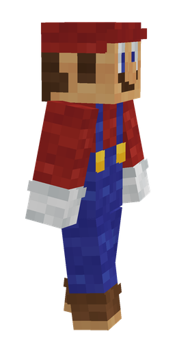 Blue skin: body, right side render