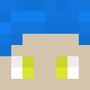 Blue skin: face render