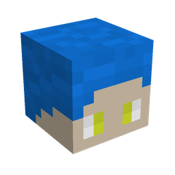 Blue skin: head render