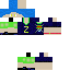 Blue skin: raw texture render