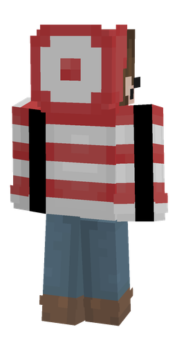 Blue skin: body, back render
