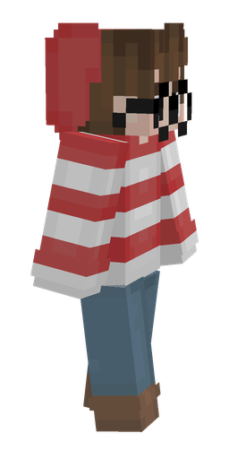 Blue skin: body, right side render