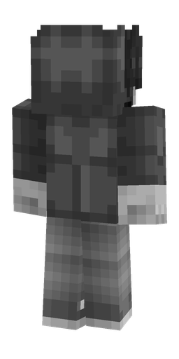 Black skin: body, back render