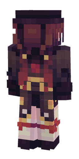 Pink skin: body, back render