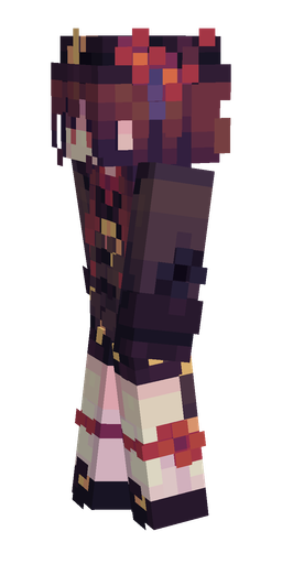 Pink skin: body, left side render