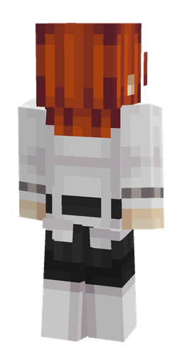 Black skin: body, back render