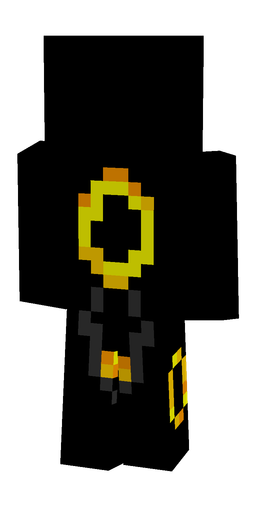 Black skin: body, back render