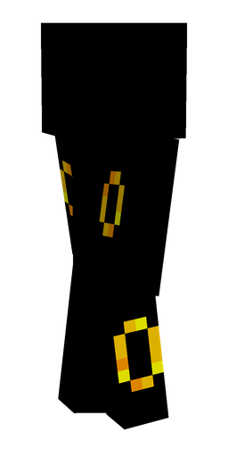 Black skin: body, left side render