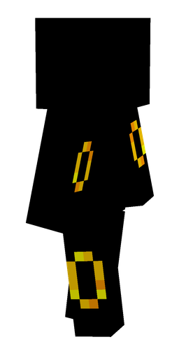 Black skin: body, right side render