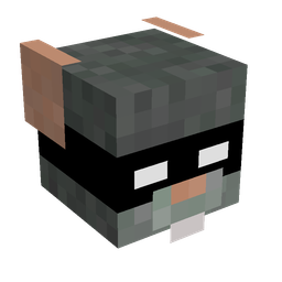 Black skin: head render