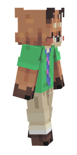 Green skin: body, right side render