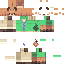 Green skin: raw texture render