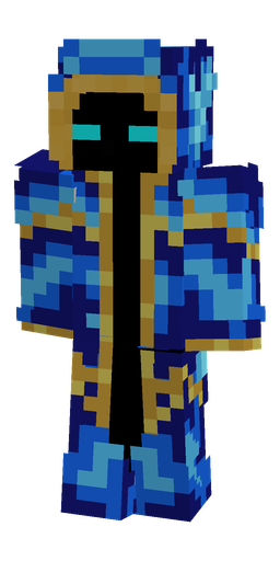 Blue skin: body, front render