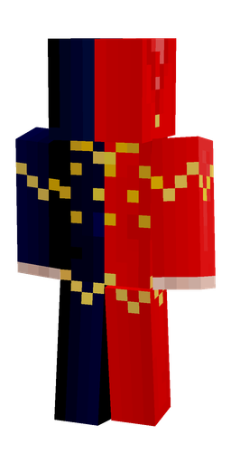 Black skin: body, back render