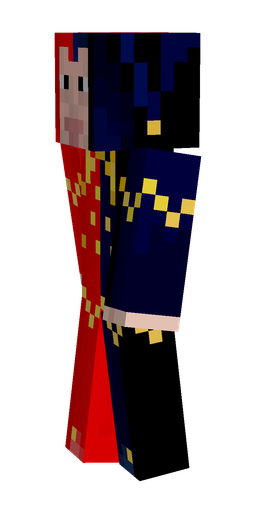 Black skin: body, left side render