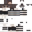 Black skin: raw texture render