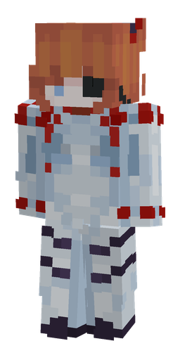 Blue skin: body, front render