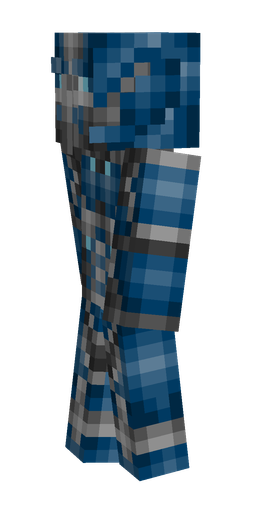 Black skin: body, left side render
